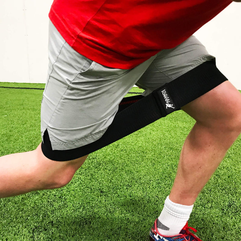 Kbands Training Infinity Hip Bands - Fabric Non-Slip Rubber Lining for Stability - 4 Levels - BeesActive Australia
