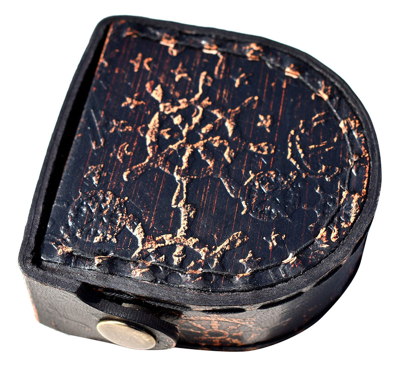 Amazing Art Handicrafts Go Confidently Quote Engraved Compass with Antique Leather case, Camping Compass, Boating Compass,Gift Compass, Graduation Day Gift, Christian Gifts. - BeesActive Australia
