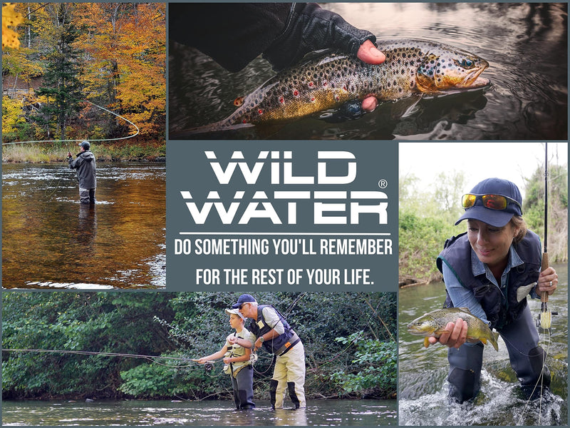 Wild Water Fly Fishing Nymph Assortment, 72 Flies with Small Thin Fly Box for Trout, Panfish, Crappie, Sunfish - BeesActive Australia
