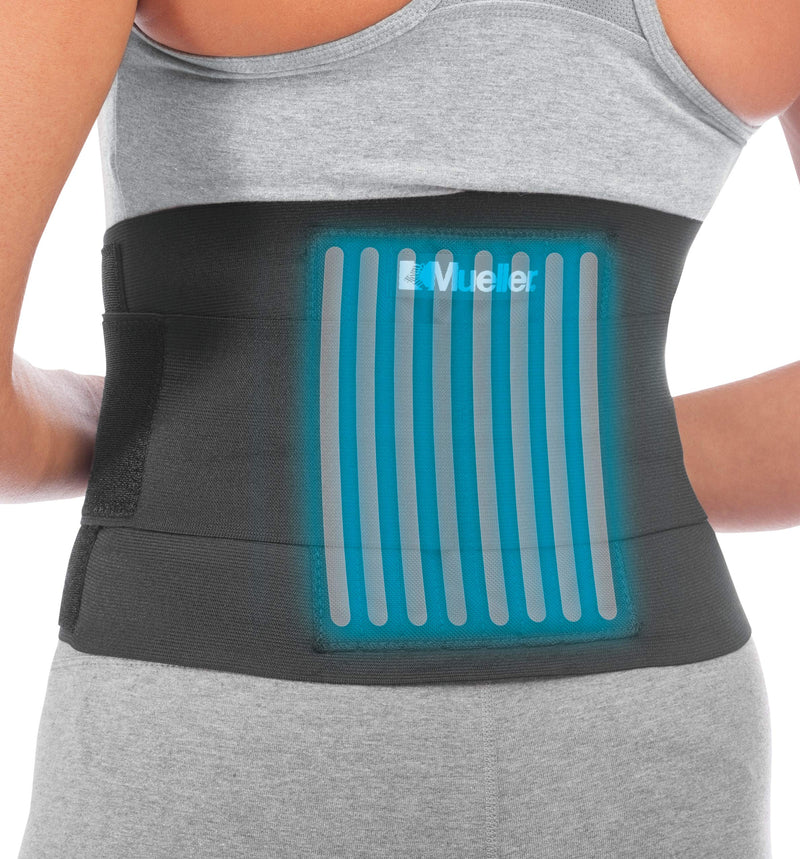 Mueller Sports Medicine Adjustable Back Brace, Back Support, For Men and Women, Black, One Size OSFM - BeesActive Australia