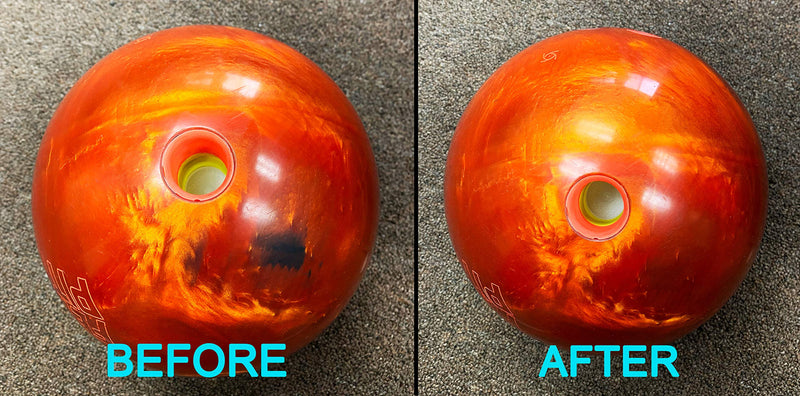Lane Ghost Bowling Ball Cleaner Spray Kit - 2 Pack - USBC Approved - Oil, Scuff, and Belt Mark Cleaner - Restores Tack and Prolongs Lifespan of Ball - BeesActive Australia