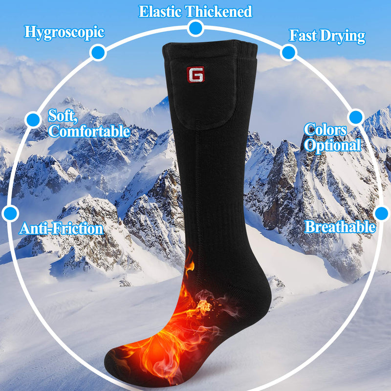 CODSOK Heated Socks for Men Women,Rechargeable Electric Heated Socks,Winter Foot Warmers are Suitable for Outdoor Work,Camping, Skiing,Cycling,Fishing,Hunting,Hiking Large - BeesActive Australia