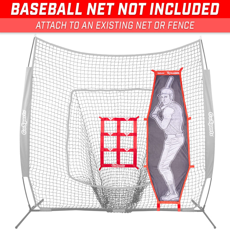 GoSports Baseball & Softball Pitching Kit - Practice Accuracy Training with Strike Zone & XTRAMAN Dummy Batter - BeesActive Australia