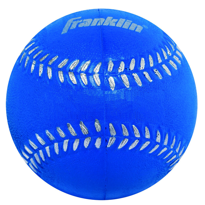 [AUSTRALIA] - Franklin Sports Teeball Glove - Left and Right Handed Youth Fielding Glove - Neo-Grip - Synthetic Leather Baseball Glove - 9.0 Inch - Ready To Play Glove with Ball Blue 