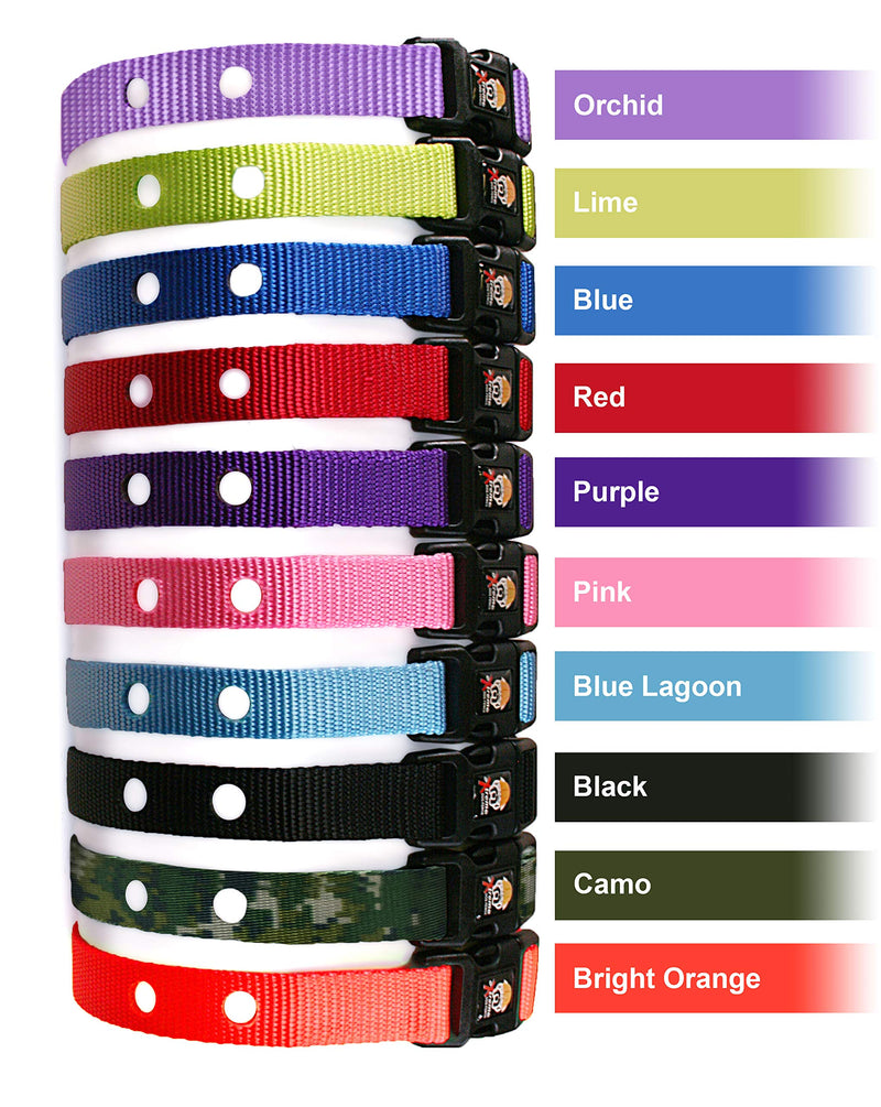 Lime Heavy Duty Nylon Replacement Dog Collar Strap with RFA-67 Batteries - Compatible with Most PetSafe In-Ground and Wireless Fence Receiver Collars (Bundle 2) - BeesActive Australia