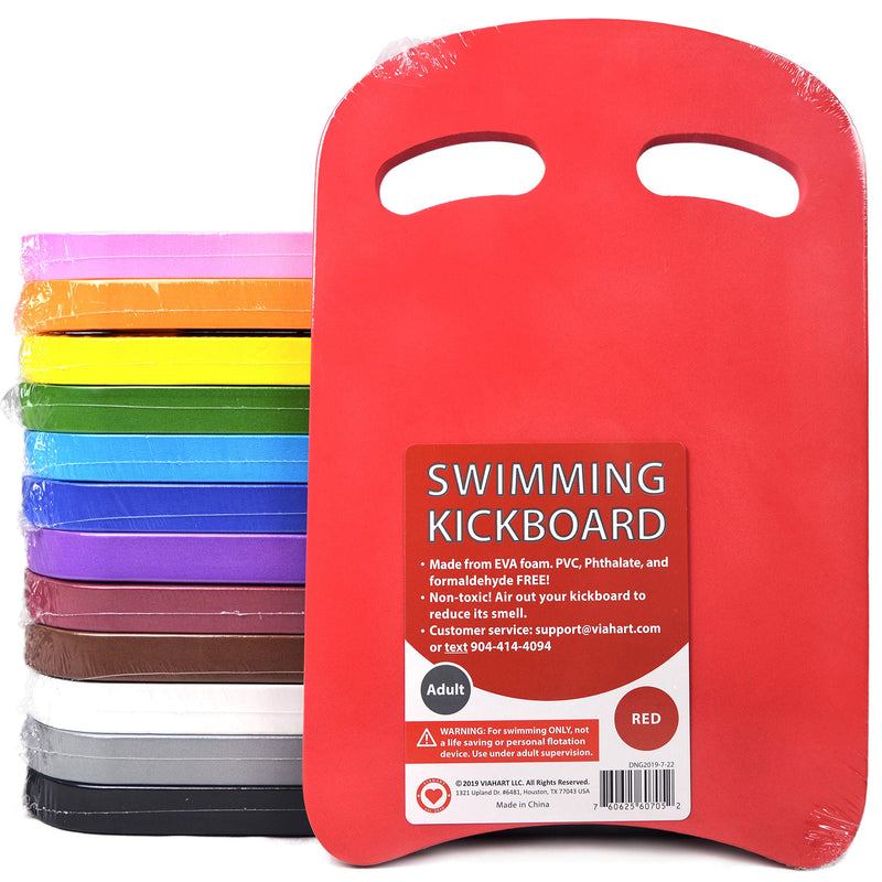 VIAHART Swimming Kickboard - One Size Fits All - A Great Training Aid for Children and Adults Black, Pack of 1 - BeesActive Australia