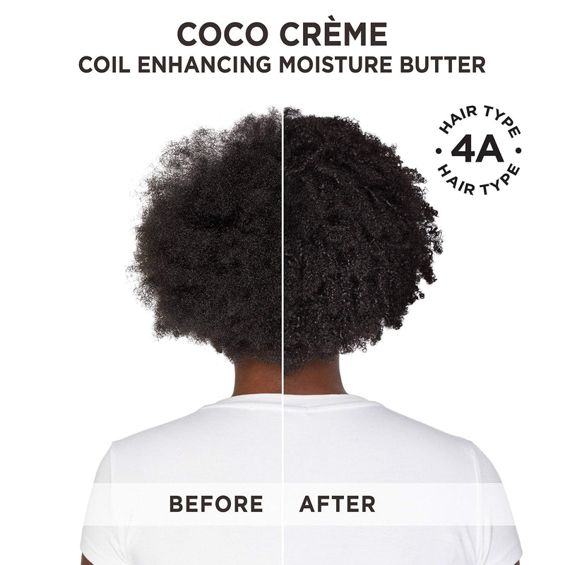 Curly Hair Products by Carol's Daughter, Coco Creme Coil Enhancing Moisture Butter For Very Dry Hair, with Coconut Oil and Mango Butter, Paraben Free and Silicone Free Butter for Curly Hair, 12 Ounce - BeesActive Australia