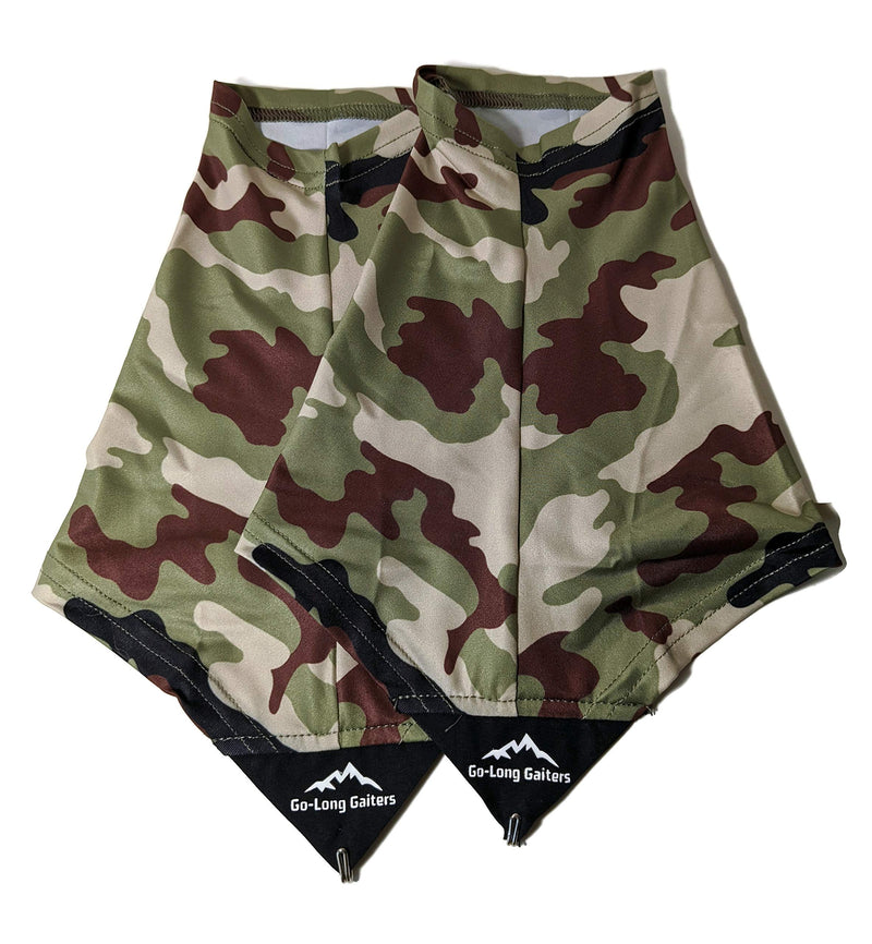 Wapiti Designs Go-Long Gaiters Trail Running Shoe Gaiters for Running, Hiking, or Long Distance Backpacking Camo S/M - BeesActive Australia
