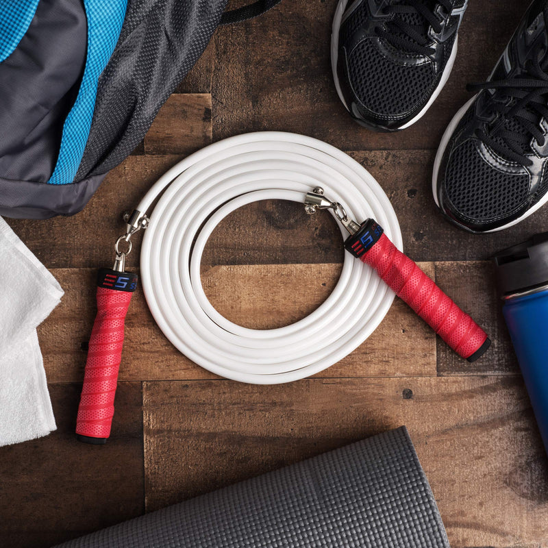 The Challenger Rope - 1lb Weighted Jump Rope for Men & Woman - HIIT, Cardio, Crossfit, Boxing, and Strength Training - BeesActive Australia