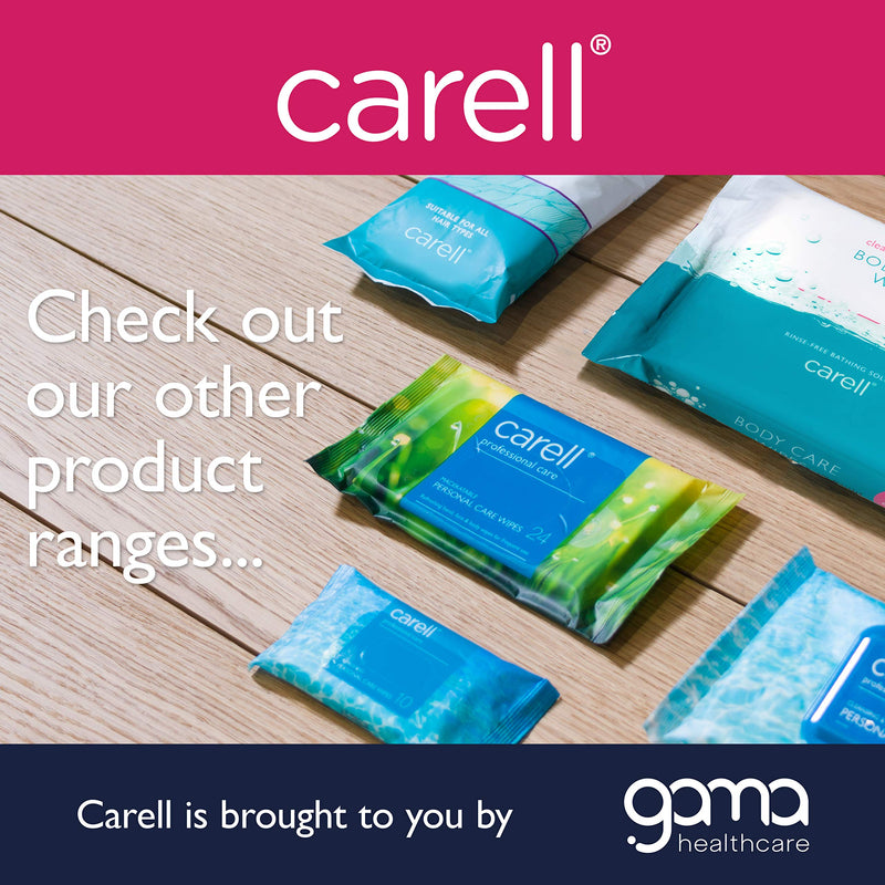 Carell Bed Bath Gloves - Easy to use, Containing Aloe Vera - Dermotologically Tested, Alcohol-Free - Pack of 8 Gloves - BeesActive Australia