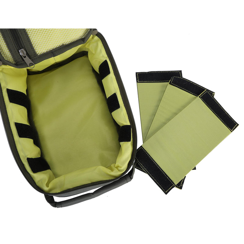 [AUSTRALIA] - Huntvp Fishing Reel Bag Portable Outdoor Fishing Reel & Gear Bag Carry Storage Water-Resistant Fishing Tackle Bags Dark Green 