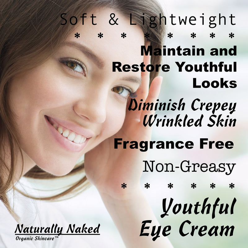 Youthful Eye Cream, 1.7 oz (50 ml), Best Eye Firming and Moisturizing Cream, helps with Dark Circles, Puffiness, Crepey Skin Restores Firmness, Maintain Youthful Skin. Eye Cream, 72% Organic, Kosher - BeesActive Australia