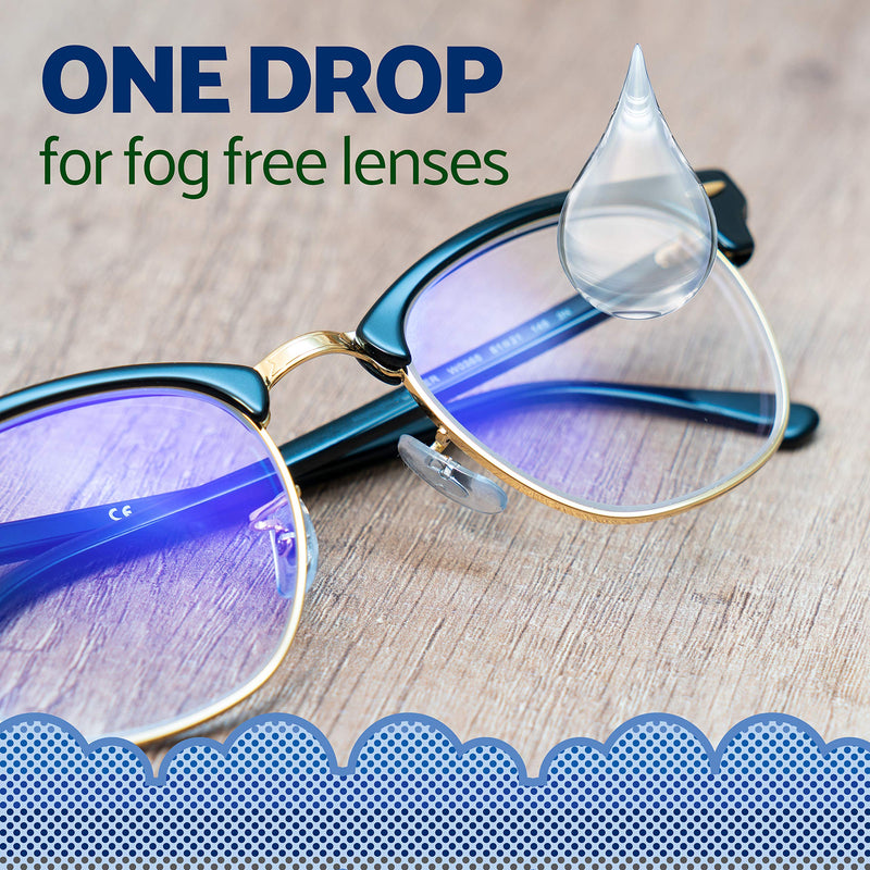Optix 55 Anti Fog Treatment for Anti-Reflective Lenses | Anti Fog for Goggles, Glasses, Snorkel Mask, Ski Masks | Superior Defogger for AR Glasses | Antifog Prevents Lens Fog for Days 1 Pack - BeesActive Australia