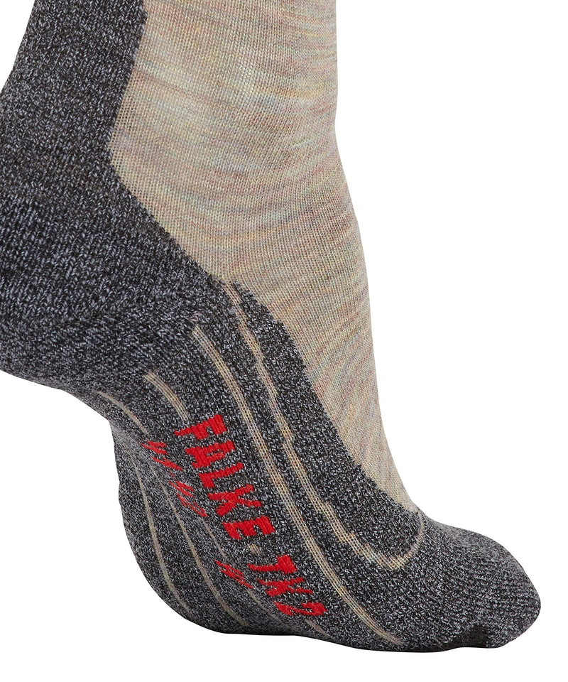 FALKE Women's TK2 Melange Hiking Socks, Merino Wool, More Colors, 1 Pair 9.5-10.5 Green (Moon Mist 7765) - BeesActive Australia