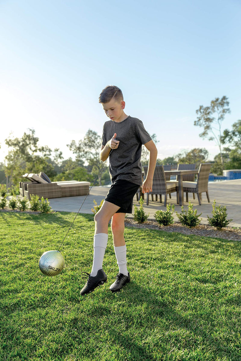 SKLZ Star-Kick Solo Soccer Trainer with Size 1 Soccer Ball Volt - BeesActive Australia