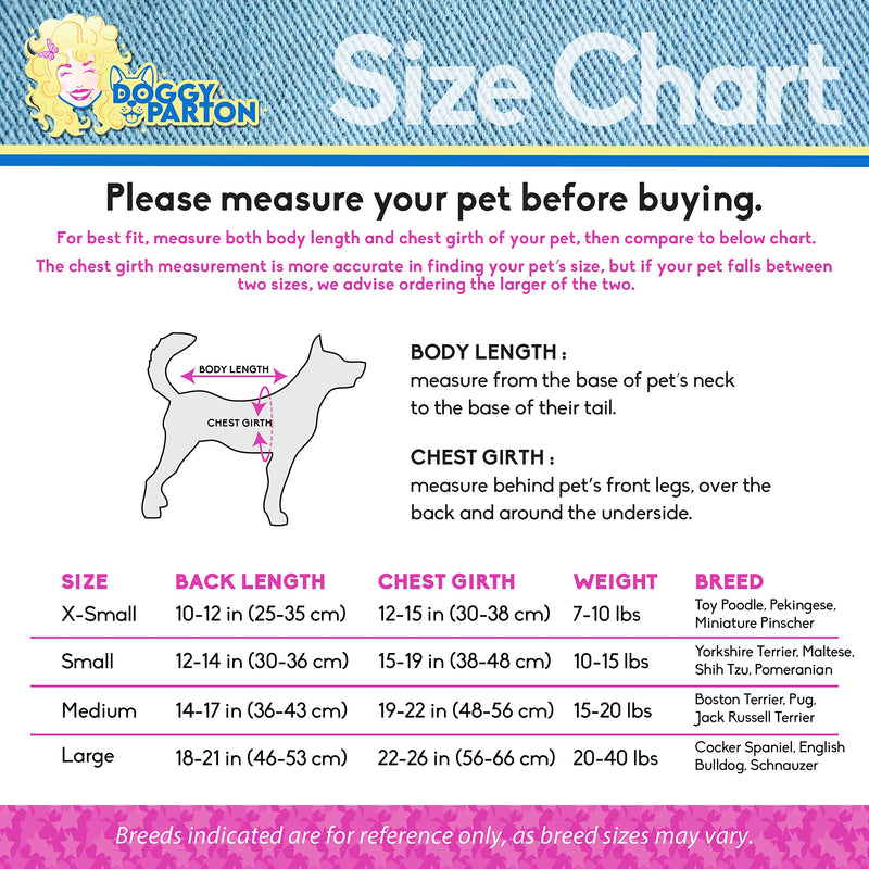 Doggy Parton Apparel and Accessories Medium Blue - BeesActive Australia