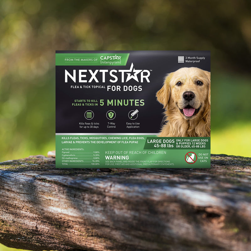 NEXTSTAR Flea & Tick Topical Prevention for Dogs Large Dogs (45-88 lbs) - BeesActive Australia