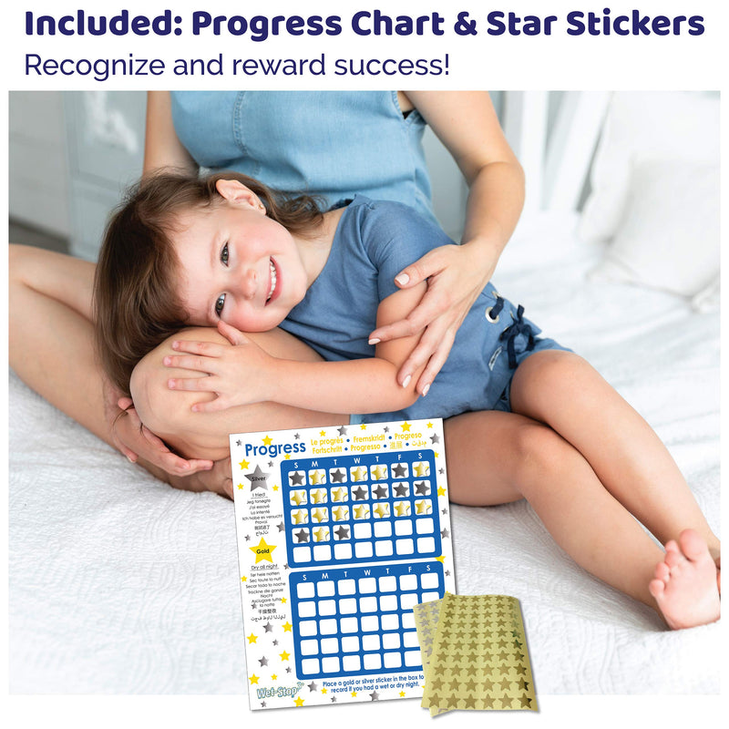 Wet-Stop 3 Bedwetting Alarm (BLUE) 6 Alarms & Vibration, Enuresis Alarm, Incontinence, Potty Training Blue - BeesActive Australia