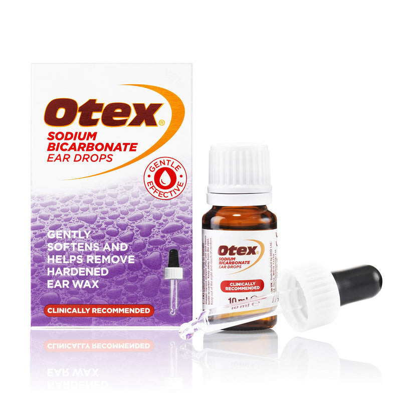 Otex Sodium Bicarbonate Drops for Effective, Gentle Removal of Excessive, Hardened Ear Wax, 10ml - BeesActive Australia