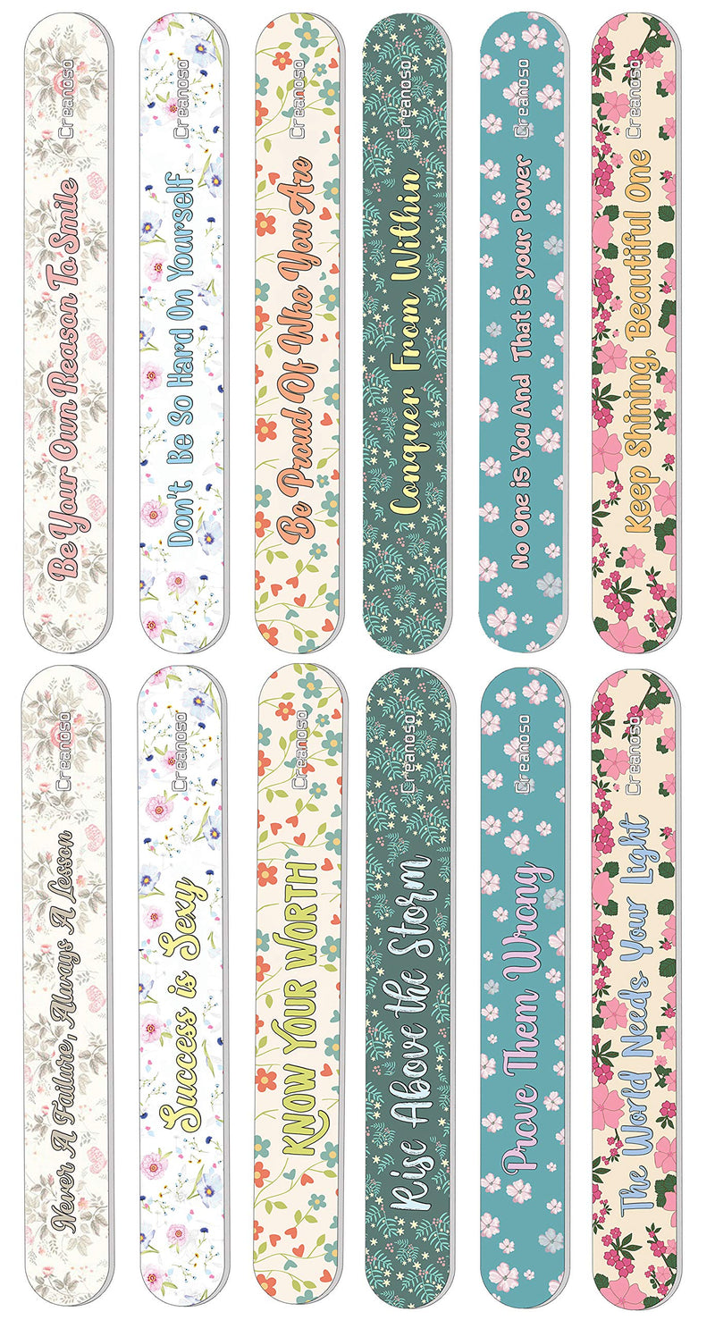 Creanoso Floral Emery Boards (12-Packs) Floral Emery Boards (12-Packs) - BeesActive Australia