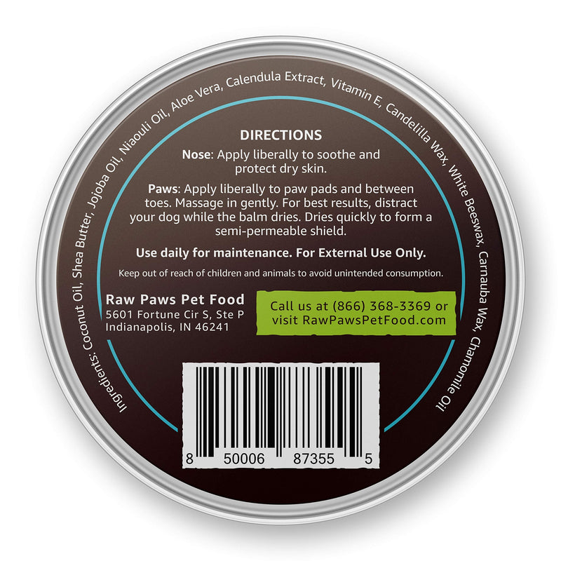 Raw Paws Natural Dog Nose Balm Bulldog, 4-oz - Dogs Nose Cream & Cat Nose Relief - Balm for Dogs Nose Relief for Dogs - Dog Nose Soother Snout Cream - French Bulldog Nose Butter Dog Nose Moisturizer 4-ounce - BeesActive Australia