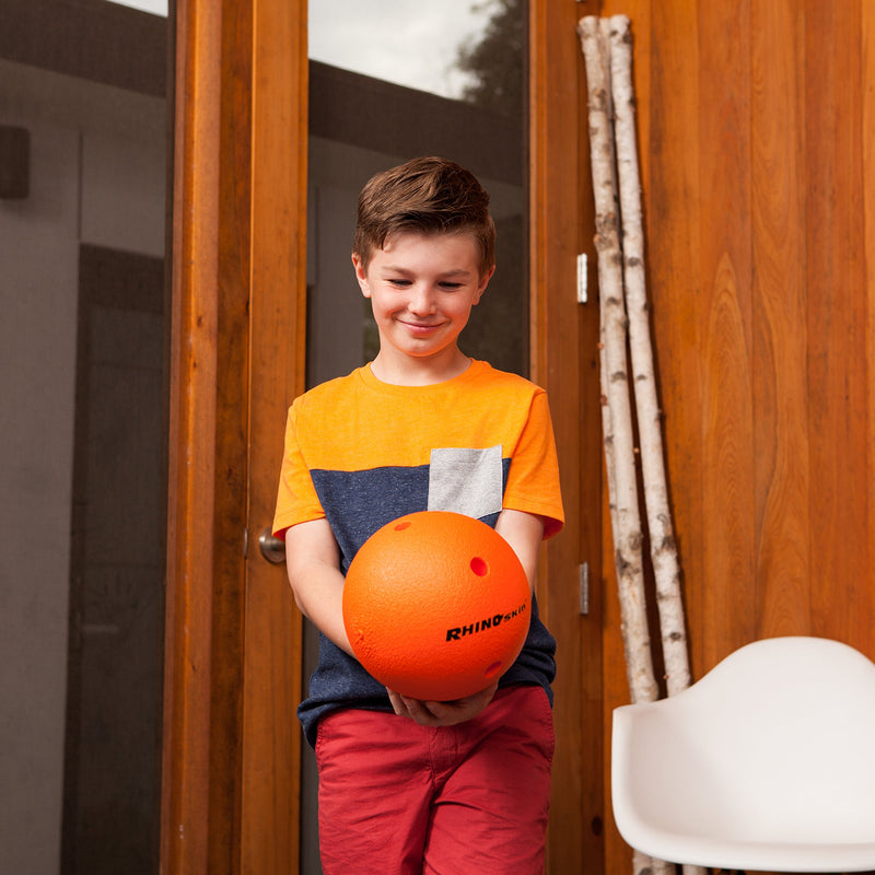 [AUSTRALIA] - Champion Sports Foam Bowling Ball: Rhino Skin Soft Ball for Training & Kids Games 