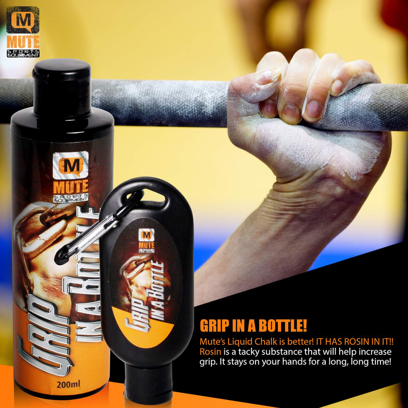 MUTE Liquid Athletic Chalk with Rosin, 50 Milliliter Carabiner - BeesActive Australia