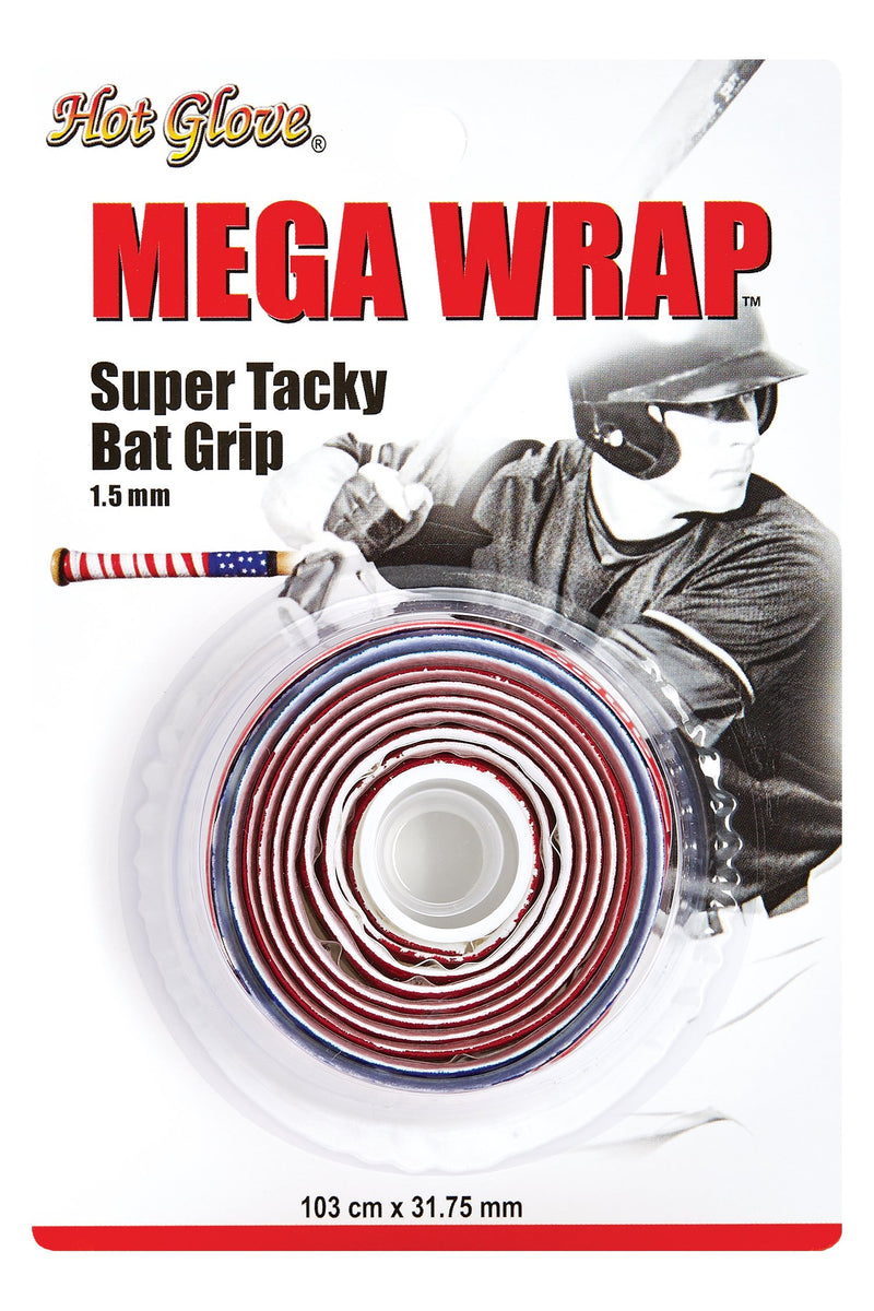 [AUSTRALIA] - Hot Glove Mega Wrap 1.5mm Tacky Bat Grip USA 