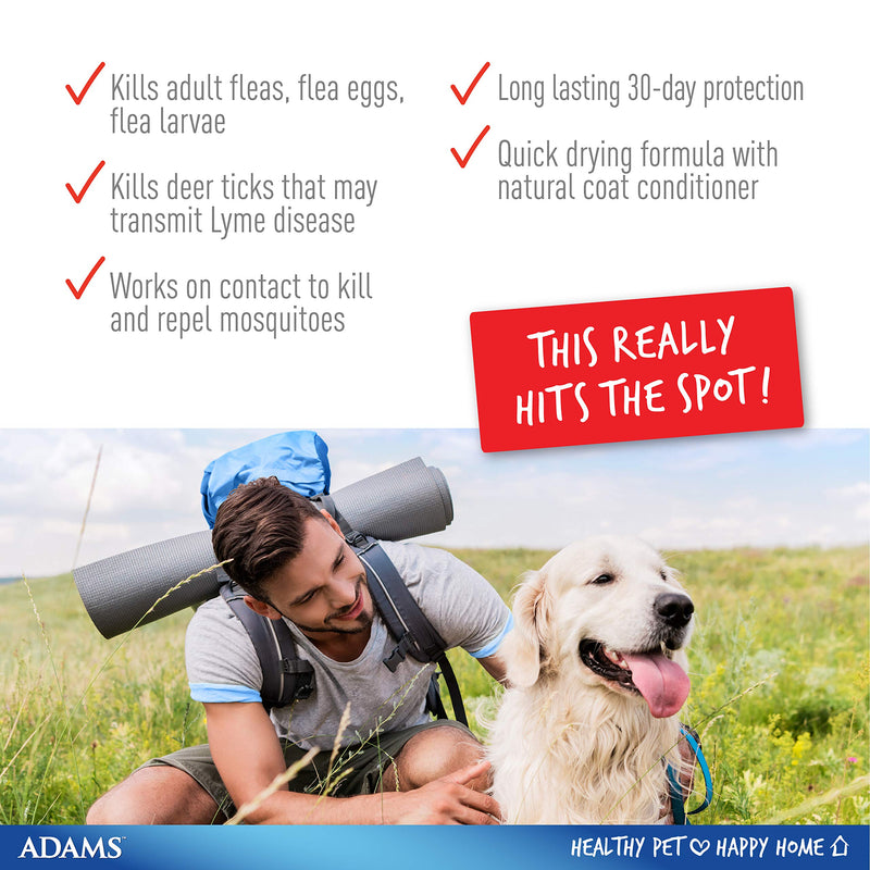 Adams Plus Flea and Tick Spot On for Dogs Large Dog 31-50 Pounds - BeesActive Australia