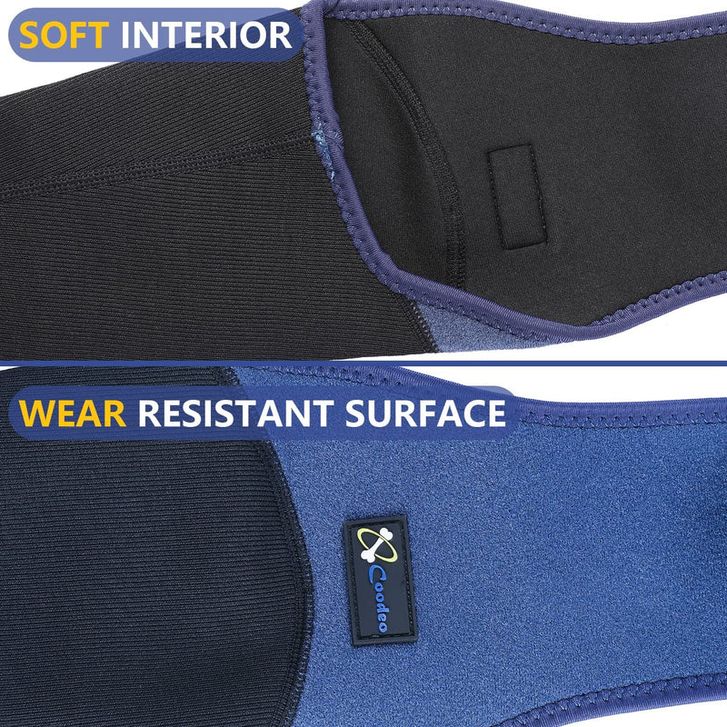 COODEO Dog Recovery Sleeve, Pet Wounds Prevent Licking, Bite, Being Wet and Infected, Abrasion Resistant Dog Recovery Suit, Washable Neoprene 2.5mm Thick and Waterproof, Cone Collar Alternative L - BeesActive Australia