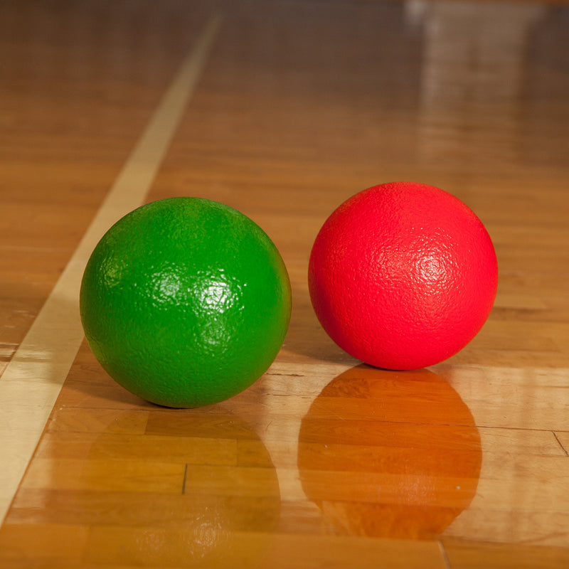 [AUSTRALIA] - Champion Sports Rhino Skin Low Bounce Dodgeballs 6.3" - Neon Green 