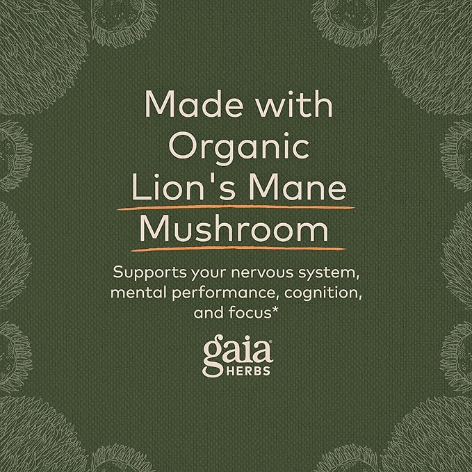 Gaia Herbs, Yamabushitake, 40 Vegan Capsules - BeesActive Australia