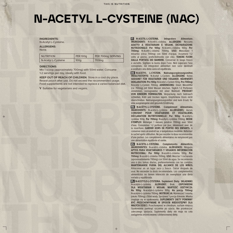 Bulk Pure N Acetyl L Cysteine (NAC) Powder, 100 g, Packaging May Vary 100 g (pack of 1) - BeesActive Australia