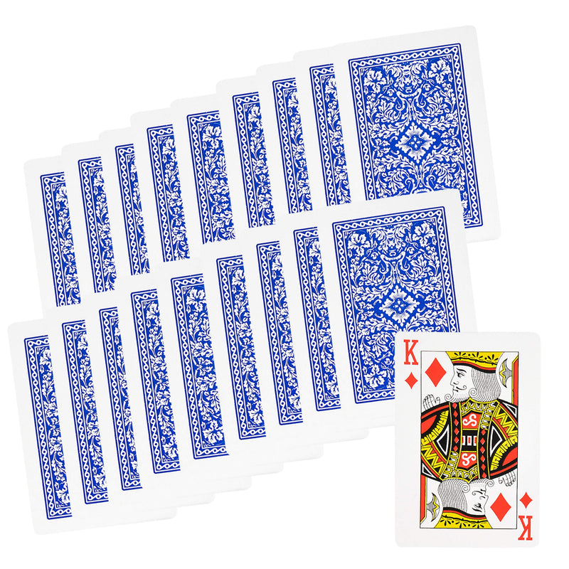 Edgewood Toys 3” X 5” Extra Large Playing Card Deck – Giant Playing Cards with Easy to Read Jumbo Print for Adults, Kids, & Seniors – Great to Use with Classic Card Games, Poker, Board Games | 1 Pack - BeesActive Australia