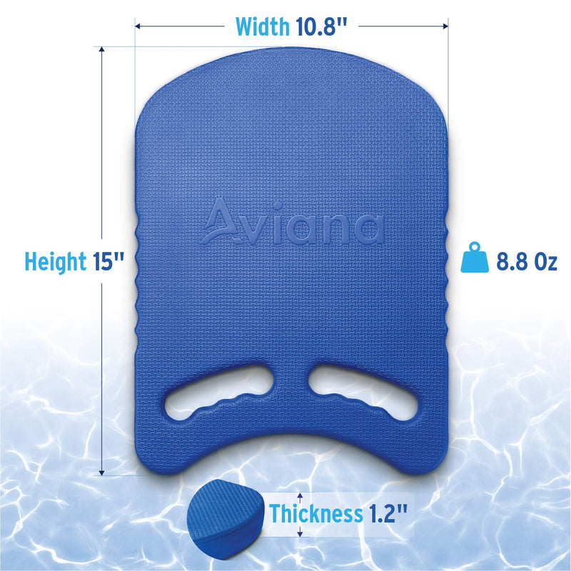 [AUSTRALIA] - Junior Kickboard Buoy for Youth Children & Toddlers Swimming Aid & Exercise Training Board for Kids to Learn to Swim in The Pool & Open Waters | EVA Material & BPA Free (Blue) 