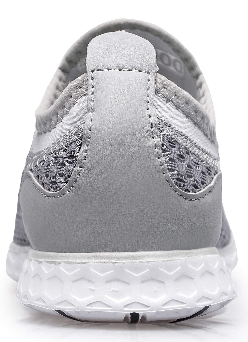 DOUSSPRT Women's Water Shoes Quick Drying Sports Aqua Shoes 8 Grey 2 - BeesActive Australia