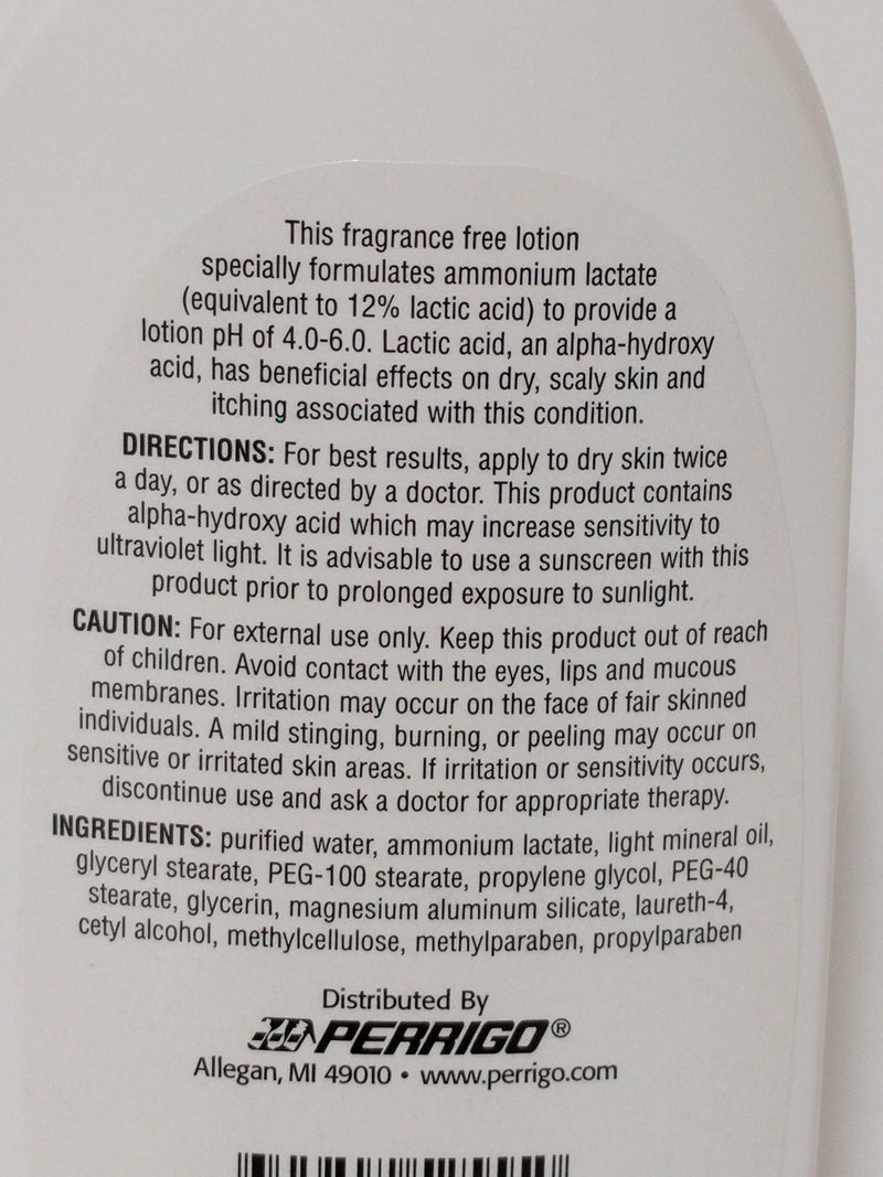 Perrigo Pharmaceuticals Ammonium Lactate Lotion 12%, 227 Gram (8 Oz. Bottle) by PERRIGO PHARMACEUTICALS - BeesActive Australia