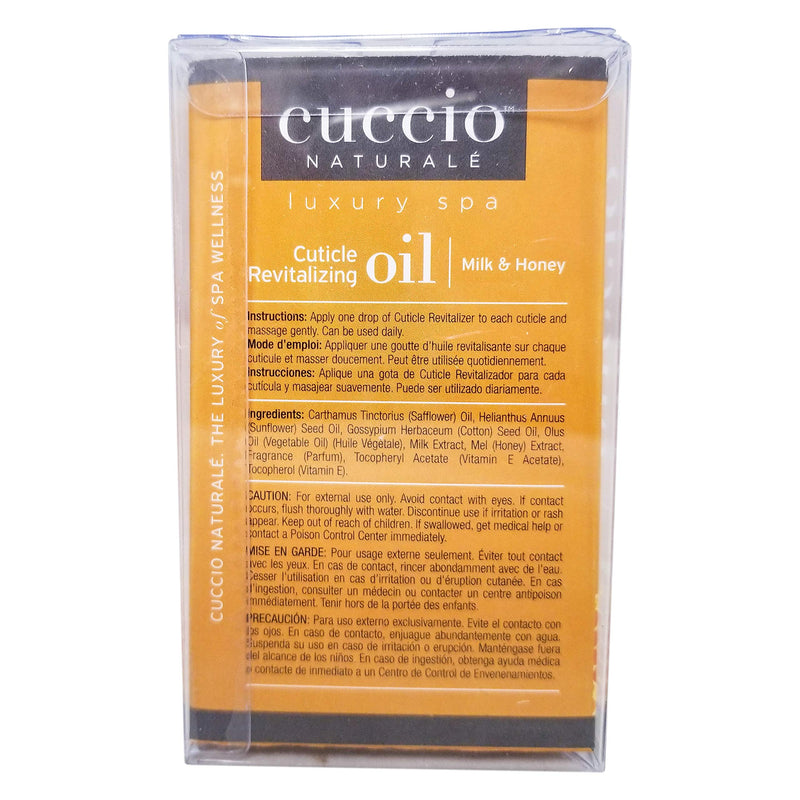 Cuccio Naturale Milk & Honey Manicure Revitalizing Cuticle Oil 2.5oz /73ml (Pack of 3) - BeesActive Australia