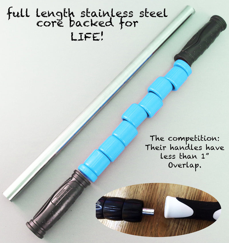 The Muscle Stick Original Muscle Roller | Muscle Roller Stick - The Stick All Purpose for Newbies Blue - BeesActive Australia