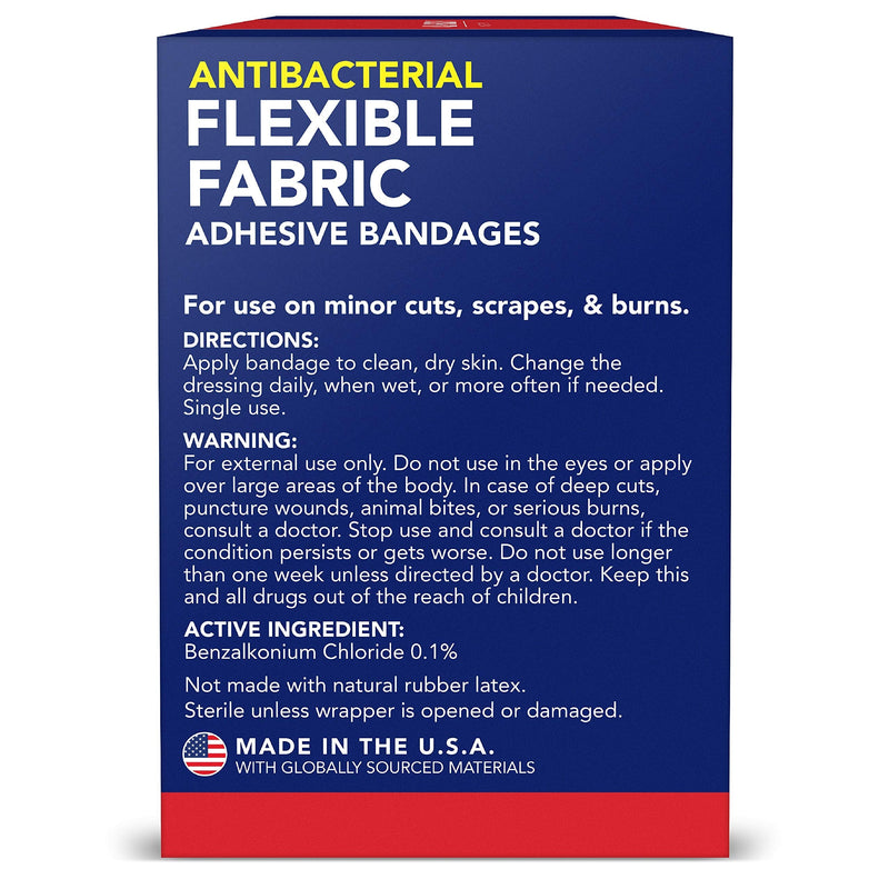 All Health Fabric Adhesive Bandages, Assorted Sizes Variety, 200 Count (Pack of 1) 200 Count (Pack of 1) - BeesActive Australia