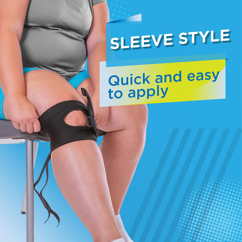 BraceAbility Patellar Tracking Pain Short Knee Brace - XXL Running, Exercise, Athletic Support Sleeve Stabilizer for After Kneecap Dislocation, Tendonitis, Patellofemoral, MCL / LCL Injuries (2XL) 2X-Large (Pack of 1) - BeesActive Australia