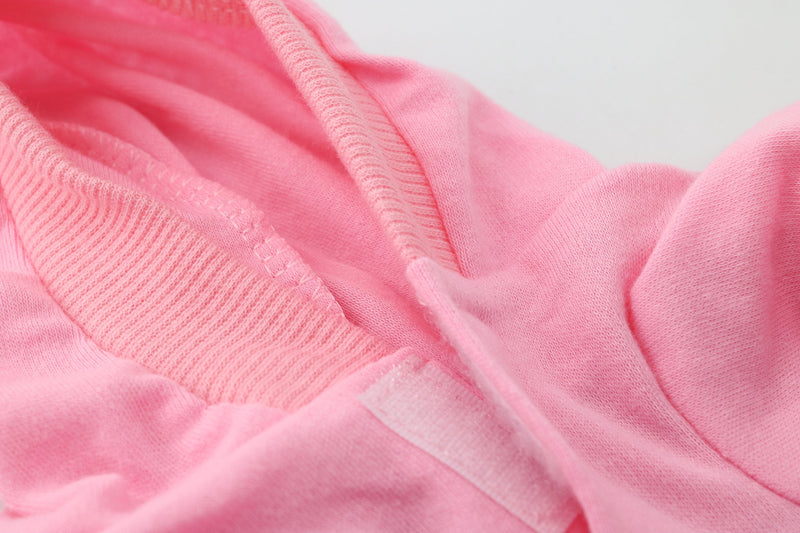 DroolingDog Dog Princess Shirts Pet Dog Clothes Dog Hoodie for Small Dogs Large (8.8lb-13.2lb) Pink - BeesActive Australia