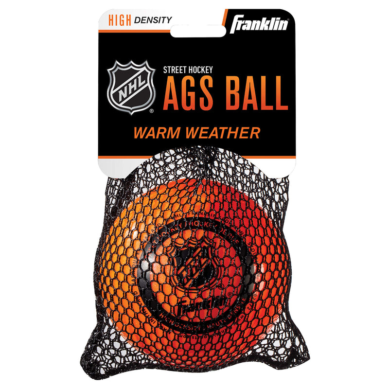 Franklin Sports Street Hockey Balls - Outdoor NHL Hockey Balls - Low Bounce AGS Ball 1 Ball - BeesActive Australia
