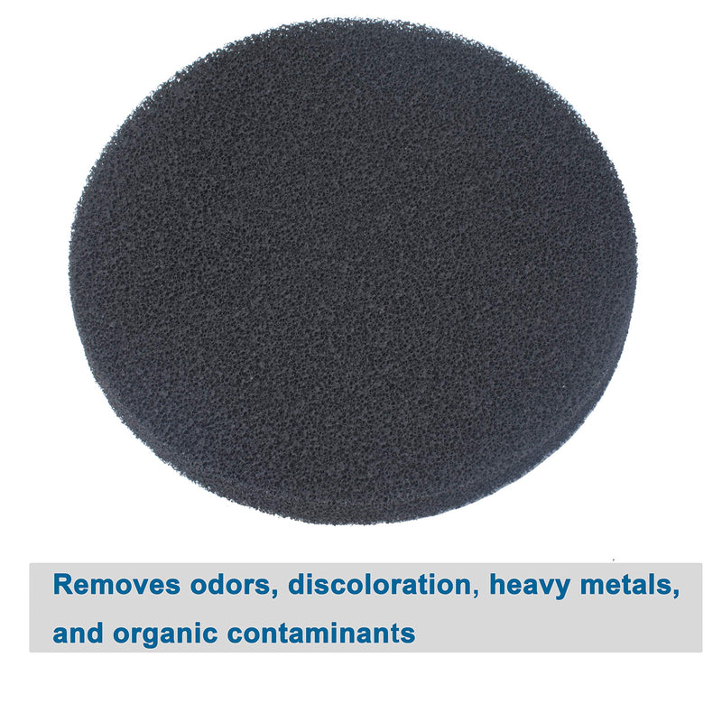 Fx4 Carbon Filter Pads Compatible with Fluval FX4 / FX5 / FX6 Canister Filter,Replacement Carbon Impregnated Foam Pads Pack of 6 - BeesActive Australia