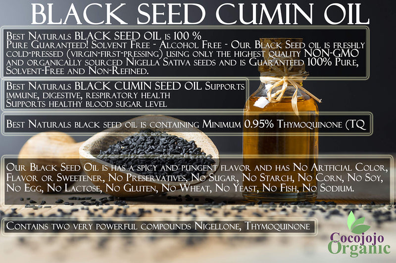 Black Seed Oil 16 oz - USDA Certified Organic - 100% Pure Natural Cold Pressed Unrefined Extra Virgin Black Cumin Seed Oil - Therapeutic Grade A Black Seed Oil Organic Cold Pressed - BeesActive Australia