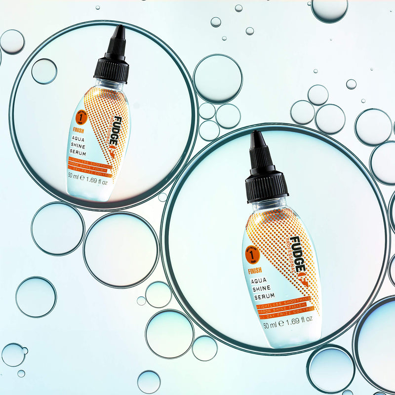Fudge Professional Hair Serum, Aqua Shine Serum, Infused with Hyaluronic Acid, Frizz Control Water Serum For Smooth and Shiny Hair, 50 ml - BeesActive Australia