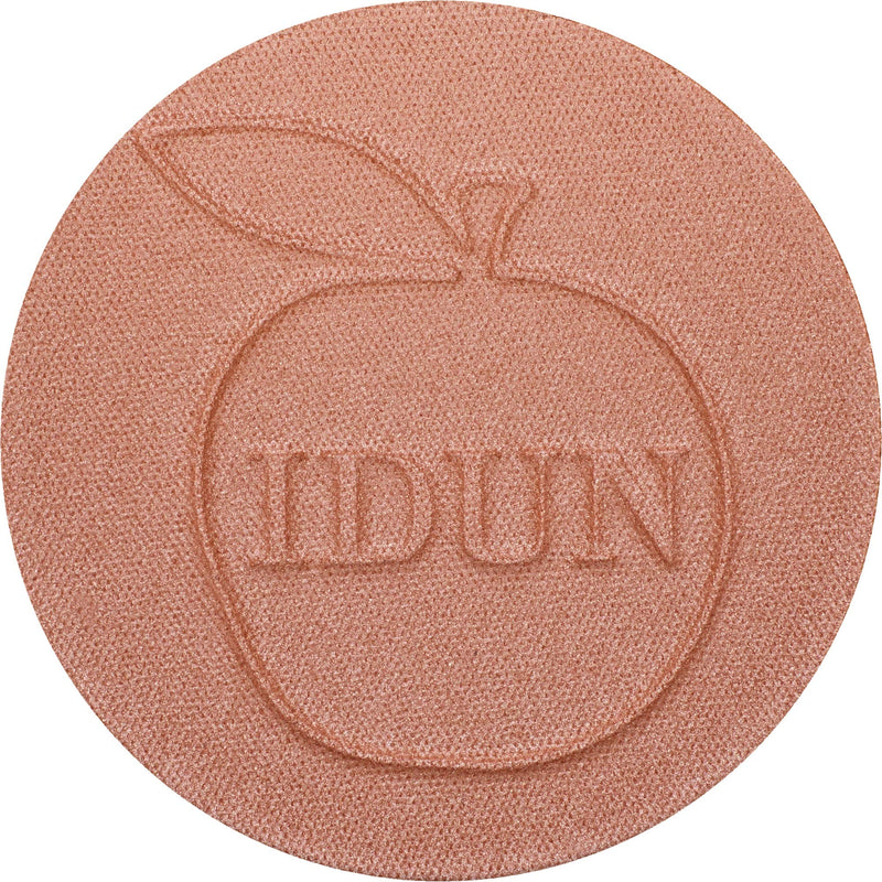 IDUN Minerals Bronzer, Midnattssol - Highly Pigmented Pressed Powder, Illuminating Finish - Sculpt Cheeks For Sunkissed Glow - Ultra-Purified, Safe for Sensitive Skin, Built-in Mirror - Tan, 0.16 oz - BeesActive Australia
