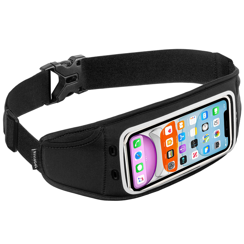 [AUSTRALIA] - Sporteer Zephyr Slim Running Belt - Compatible with iPhone 12 Pro Max, 11 Pro Max, 12, 11, 11 Pro, Xs Max, Galaxy S20+, S20, S10+, S10, Note 10+, Note 10, S9, S9+, Pixel, and MANY More Phones & Cases 