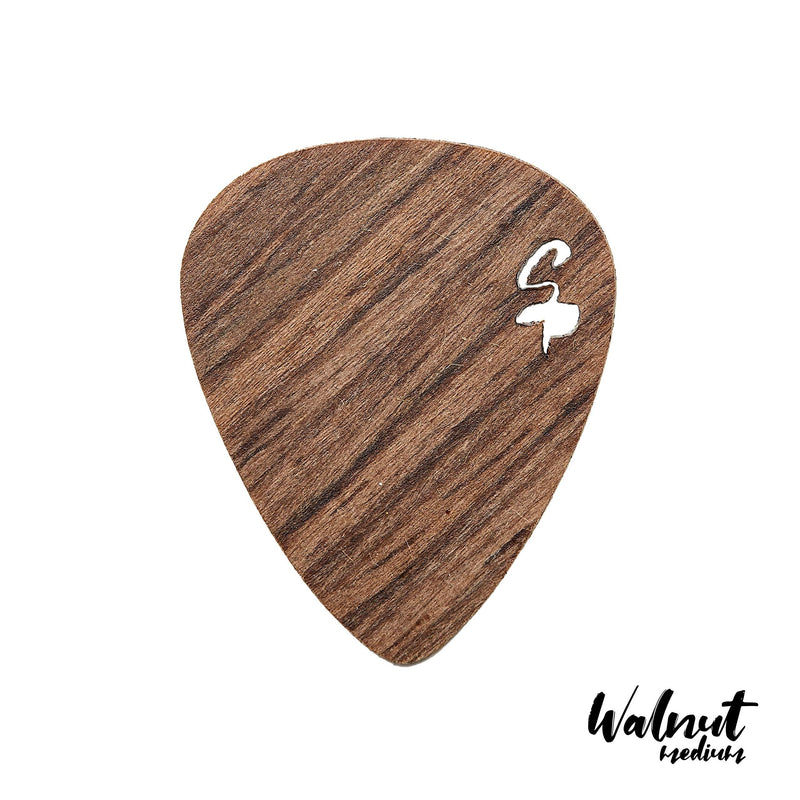 Stickpick | Set of 7 flexible guitar picks made of real wood | For electric, acoustic and bass guitars in various strengths | In aluminum can | Sustainably manufactured | Made in Germany - BeesActive Australia