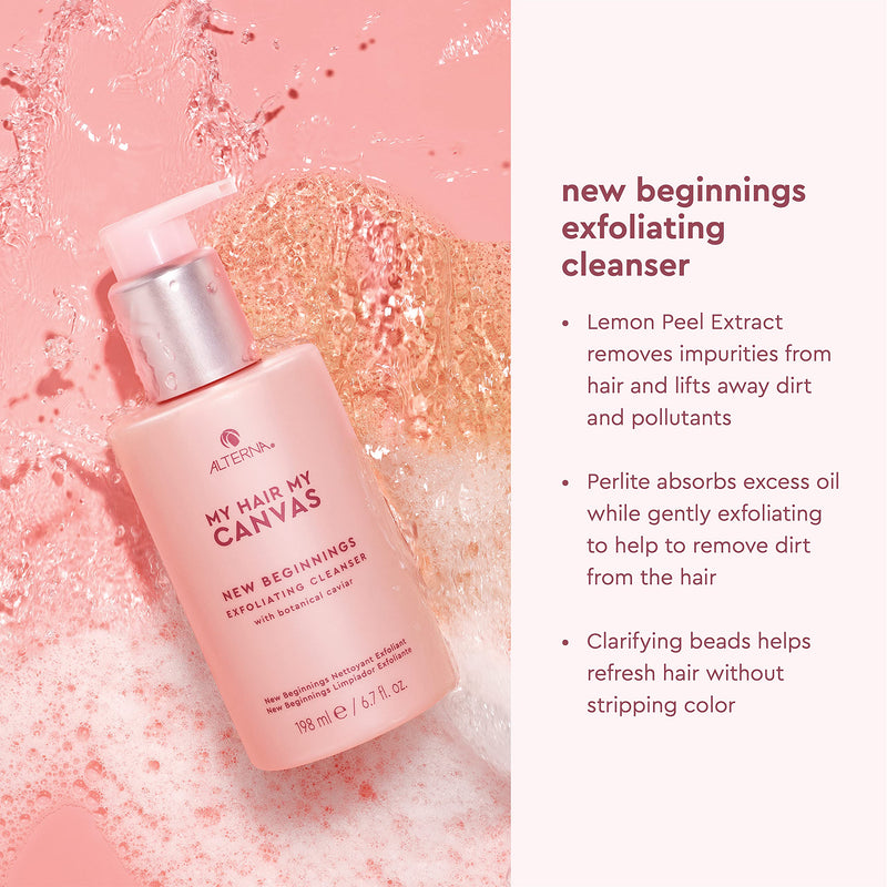Alterna My Hair My Canvas New Beginnings Exfoliating Cleanser For Unisex 6.7 Oz Cleanser - BeesActive Australia